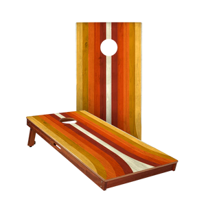 ACA Retro Orange Curved Sig Pro Cornhole Boards