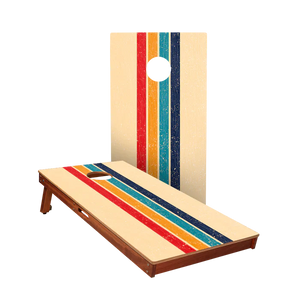 ACA Retro Stripes Sig Pro Cornhole Boards