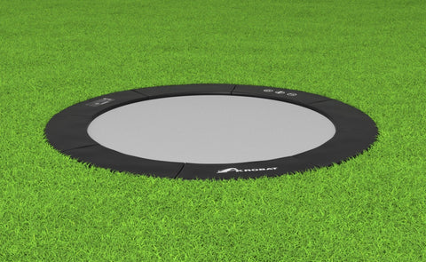 Image of Akrobat 10ft Round Primus Flat In-Ground Trampoline