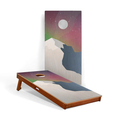 Image of Elakai Grand Teton National Park Mahogany Pathfinder Cornhole Boards