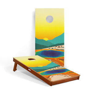 Elakai Grand Teton National Park Mahogany Pathfinder Cornhole Boards