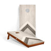 Elakai Silver Chevron Mahogany Pathfinder Cornhole Boards