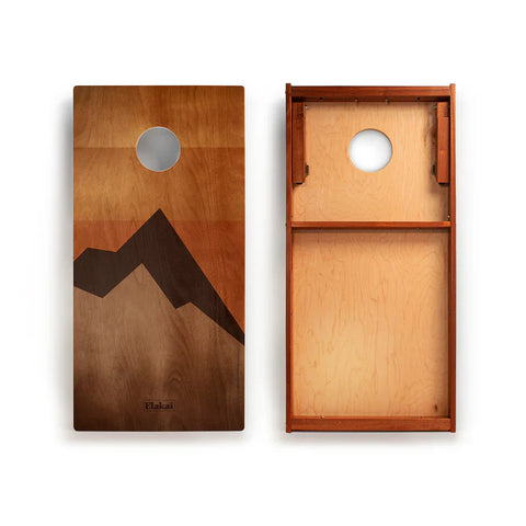 Image of Elakai Retro Elakai Mahogany Pathfinder Cornhole Boards