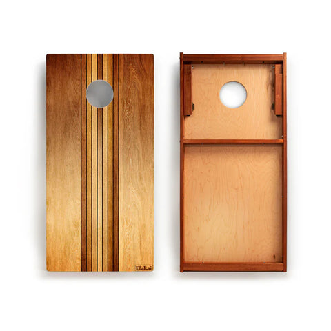 Image of Elakai Retro Woody Mahogany Pathfinder Cornhole Boards