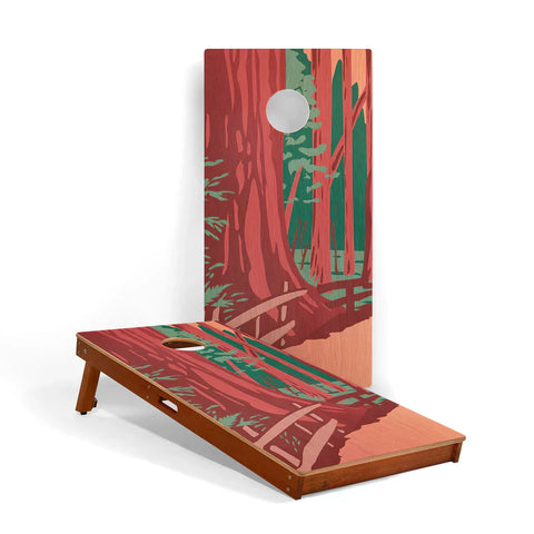 Image of Elakai Grand Teton National Park Mahogany Pathfinder Cornhole Boards