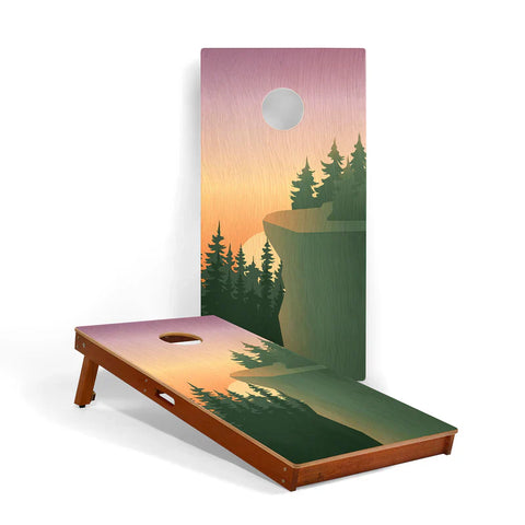Image of Elakai Grand Teton National Park Mahogany Pathfinder Cornhole Boards