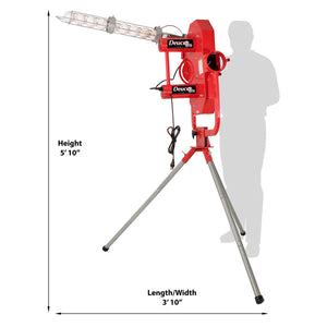 Heater Deuce Two Wheel Fastball & Curveball Baseball Pitching Machine with Automatic Ball Feeder *PREORDER TODAY* (Ships End of July)