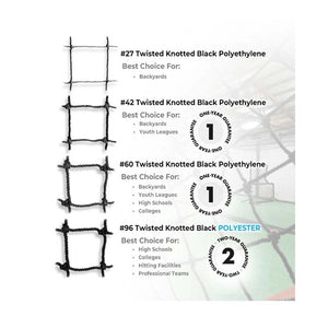 Jugs 7,865ft³ Large Batting Cage Kit #7