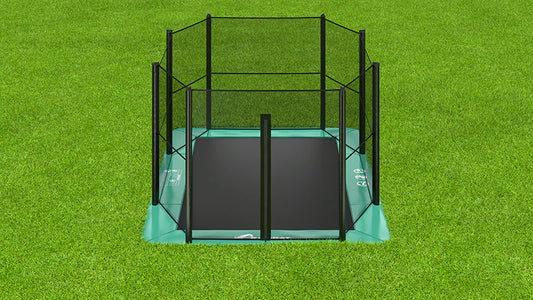 Akrobat 14ft x 10ft Primus Flat In-Ground Trampoline