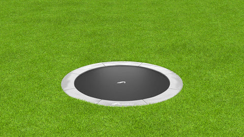 Image of Akrobat 10ft Round Primus Flat In-Ground Trampoline
