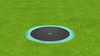 Akrobat 10ft Round Primus Flat In-Ground Trampoline
