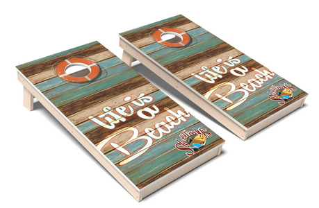Slick Woody's Coastal Cornhole Boards - All Weather