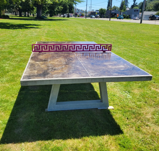 Concrete Ping Pong Table