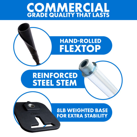 Image of Tanner Pro Weighted Baseball Batting Tee & Softball Tee