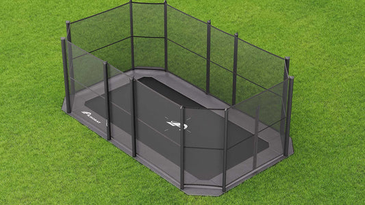 Akrobat 17ft x 10ft Primus Flat Plus In-Ground Trampoline