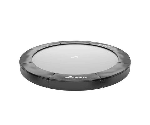 Image of Akrobat 10ft Round Primus Flat In-Ground Trampoline