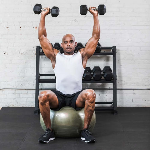 Image of 550lb Hex Rubber Dumbbell Set by Lifeline