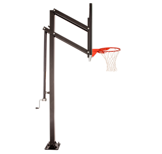 Extreme Series 60" Adjustable In Ground Basketball Hoop - Glass Backboard