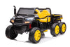 Freddo 24v 6 Wheeler Tractor Trailer Electric Go Kart w/ Dump Cart