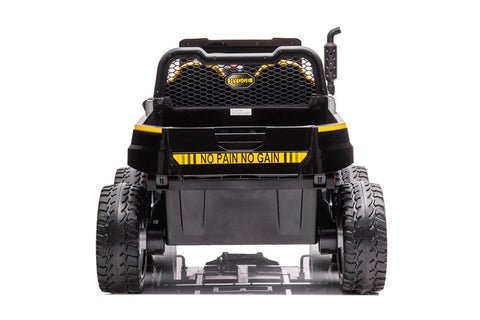 Image of Freddo 24v 6 Wheeler Tractor Trailer Electric Go Kart w/ Dump Cart