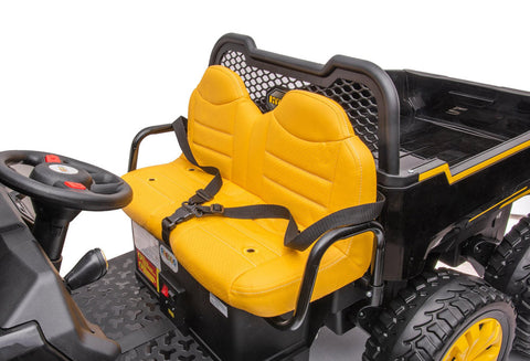 Image of Freddo 24v 6 Wheeler Tractor Trailer Electric Go Kart w/ Dump Cart
