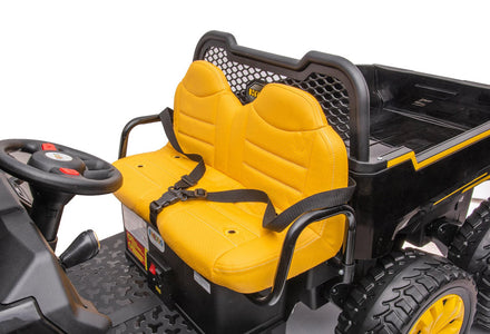 Freddo 24v 6 Wheeler Tractor Trailer Electric Go Kart w/ Dump Cart