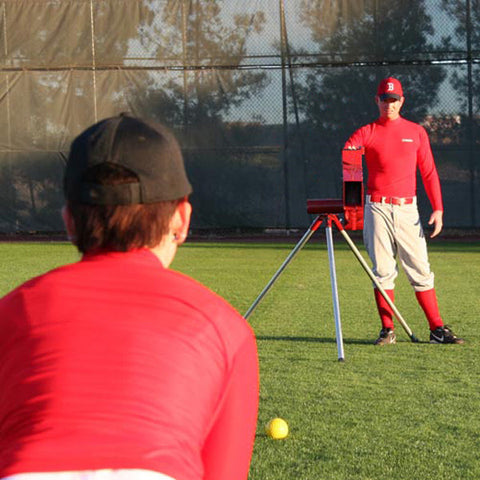 Image of Heater Real Ball Combo Baseball and Softball Pitching Machine