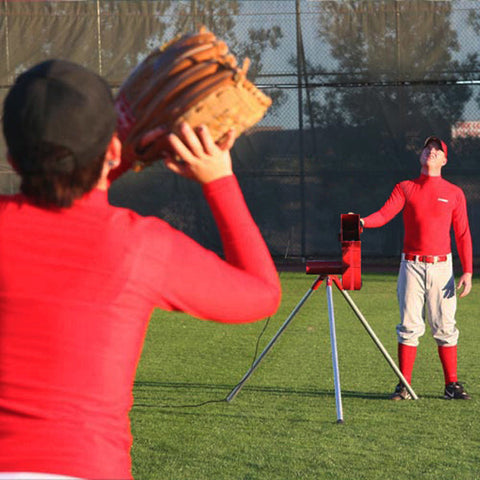 Image of Heater Real Ball Combo Baseball and Softball Pitching Machine