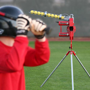 Heater Deuce Two Wheel Fastball & Curveball Baseball Pitching Machine with Automatic Ball Feeder *PREORDER TODAY* (Ships End of July)