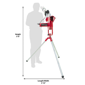 Heater Pro Fastball & Curveball Baseball Pitching Machine with Automatic Ball Feeder