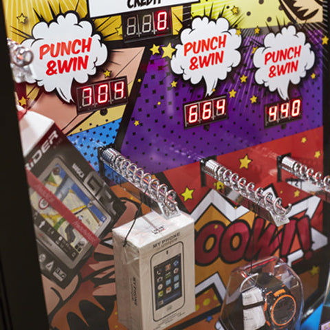 Image of Kalkomat Combo Prize Comic Punching and Kicking Game Machine