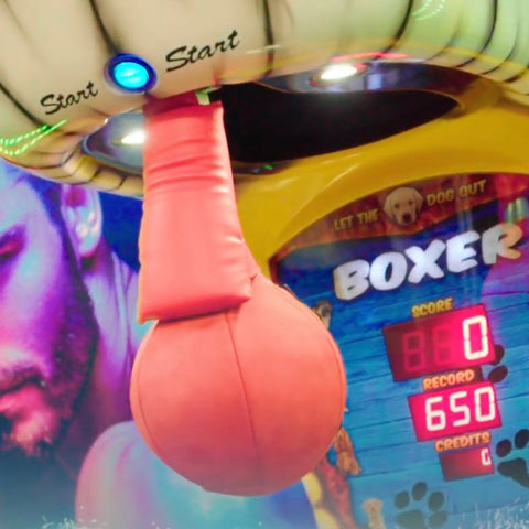 Image of Kalkomat Boxer Dog Punching Game Machine