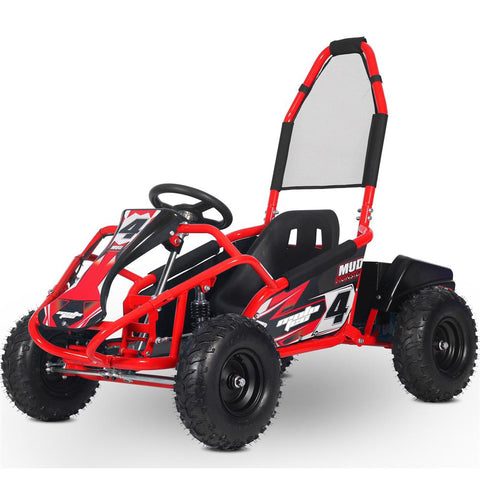 Image of MotoTec Mud Monster Kids Electric 48v 1000w Go Kart Full Suspension