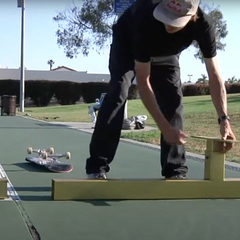 Image of 24K Gold Skateboard Rail by OC Ramps