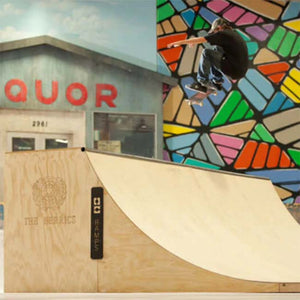 5ft Tall Half-Pipe Skateboard Ramp by OC Ramps
