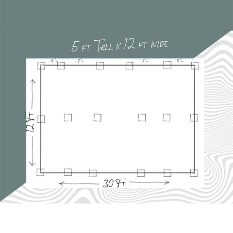 Image of 5ft Tall Half-Pipe Skateboard Ramp by OC Ramps