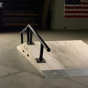 8ft Bump to Rail Skateboard Ramp by OC Ramps