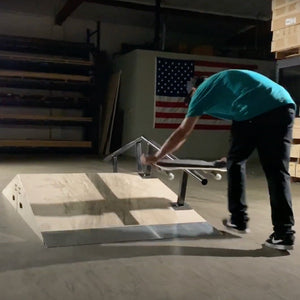 8ft Bump to Rail Skateboard Ramp by OC Ramps