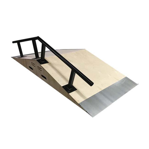 Image of 8ft Bump to Rail Skateboard Ramp by OC Ramps