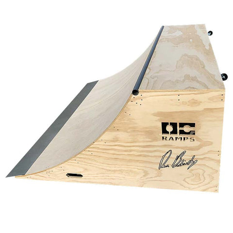 Image of Dave & Cody 8ft Quarter Pipe Skateboard Ramp by OC Ramps