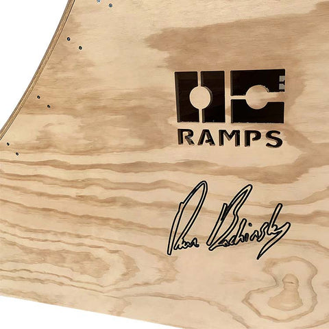 Image of Dave & Cody 8ft Quarter Pipe Skateboard Ramp by OC Ramps