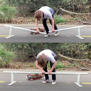 Glow in the Dark Round Skateboard Rail by OC Ramps