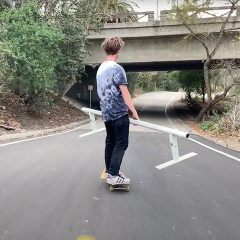 Image of Glow in the Dark Round Skateboard Rail by OC Ramps