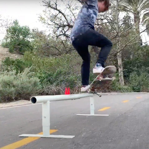 Image of Glow in the Dark Round Skateboard Rail by OC Ramps