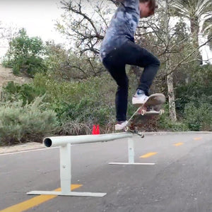 Glow in the Dark Round Skateboard Rail by OC Ramps
