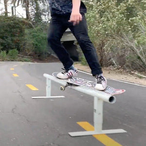 Glow in the Dark Round Skateboard Rail by OC Ramps