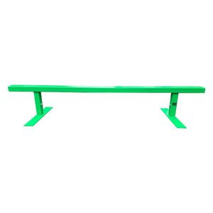 6ft Green Monster Flat Skateboard Rail by OC Ramps