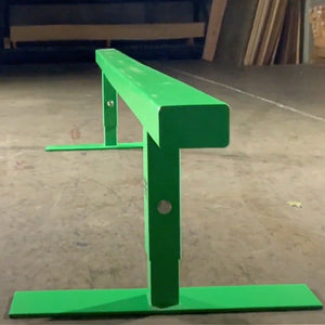 6ft Green Monster Flat Skateboard Rail by OC Ramps