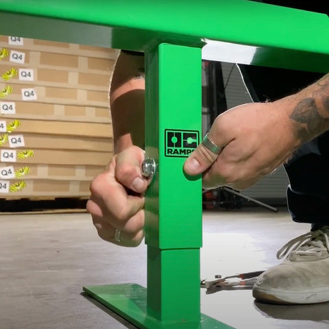 Image of 6ft Green Monster Flat Skateboard Rail by OC Ramps
