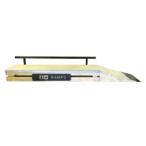 6ft Skateboard Grind Rail Launch Combo Box by OC Ramps